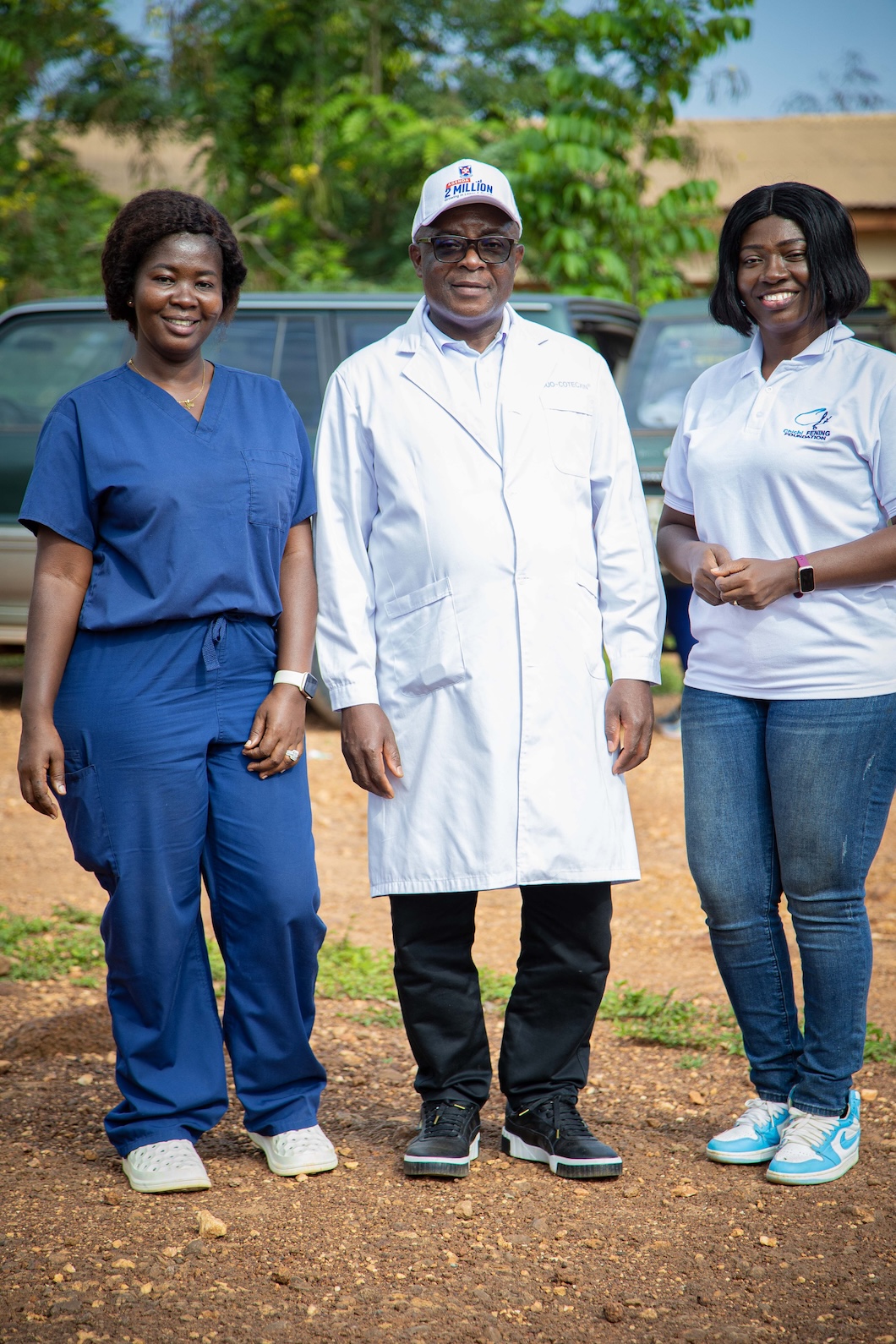 Free Medical Screening and Medical Care Provided at Pokuase in the Mankranso District